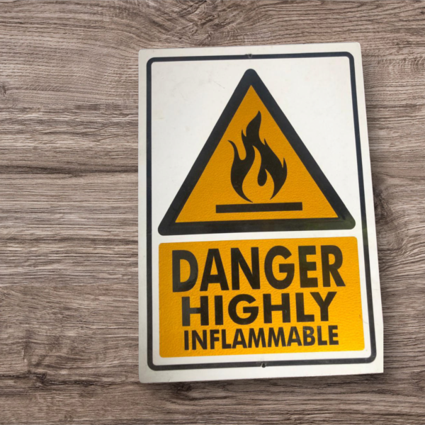 Highly Inflammable Reflective Signage