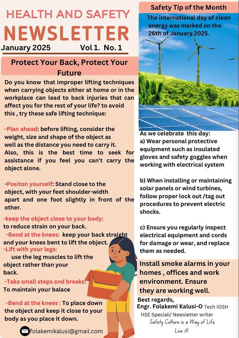 Protect Your Back, Protect your future!